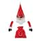 Glitzhome® 20" Jumbo Christmas Fabric Santa Ornament Set